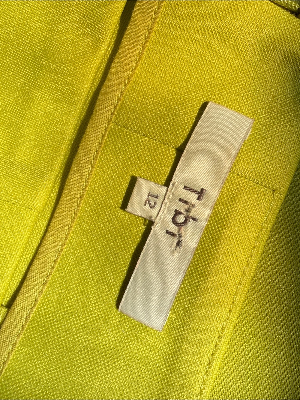 Tibi Chartreuse Lime Maxi Column Skirt Size 12 - Picture 3 of 5